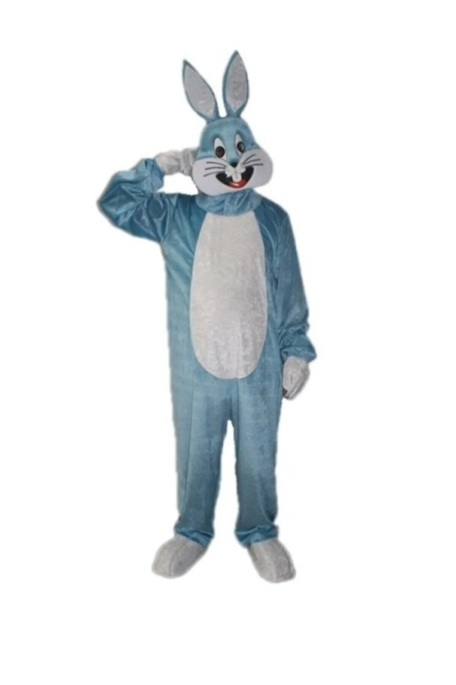 Unisex Gri Bugs Bunny Tavşan Kostümü