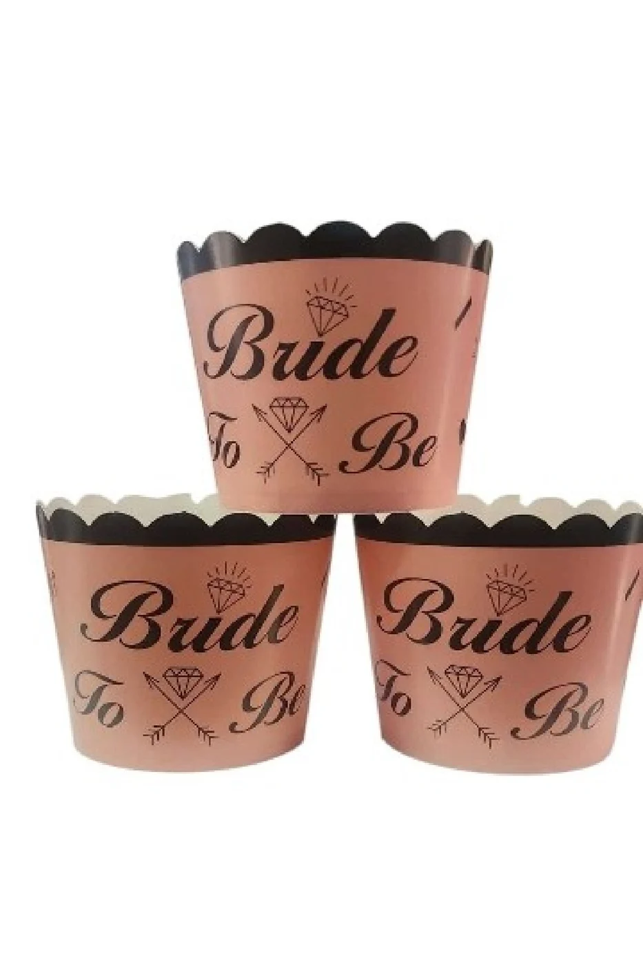 12Lİ BEKARLIĞA VEDA PARTİSİ CUPCAKE BRIDE TO BE KEK KALIBI PARTİ SETİ SÜSÜ gorsel 3
