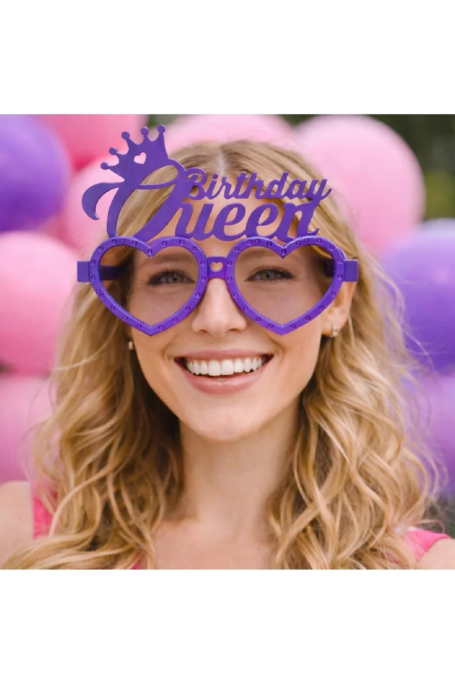 Birthday Queen Gözlük – Doğum Günü Parti Gözlüğü Taçlı Model gorsel 4