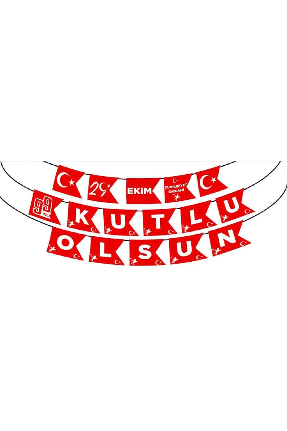 29 Ekim Harf Afiş Flama Banner gorsel 3