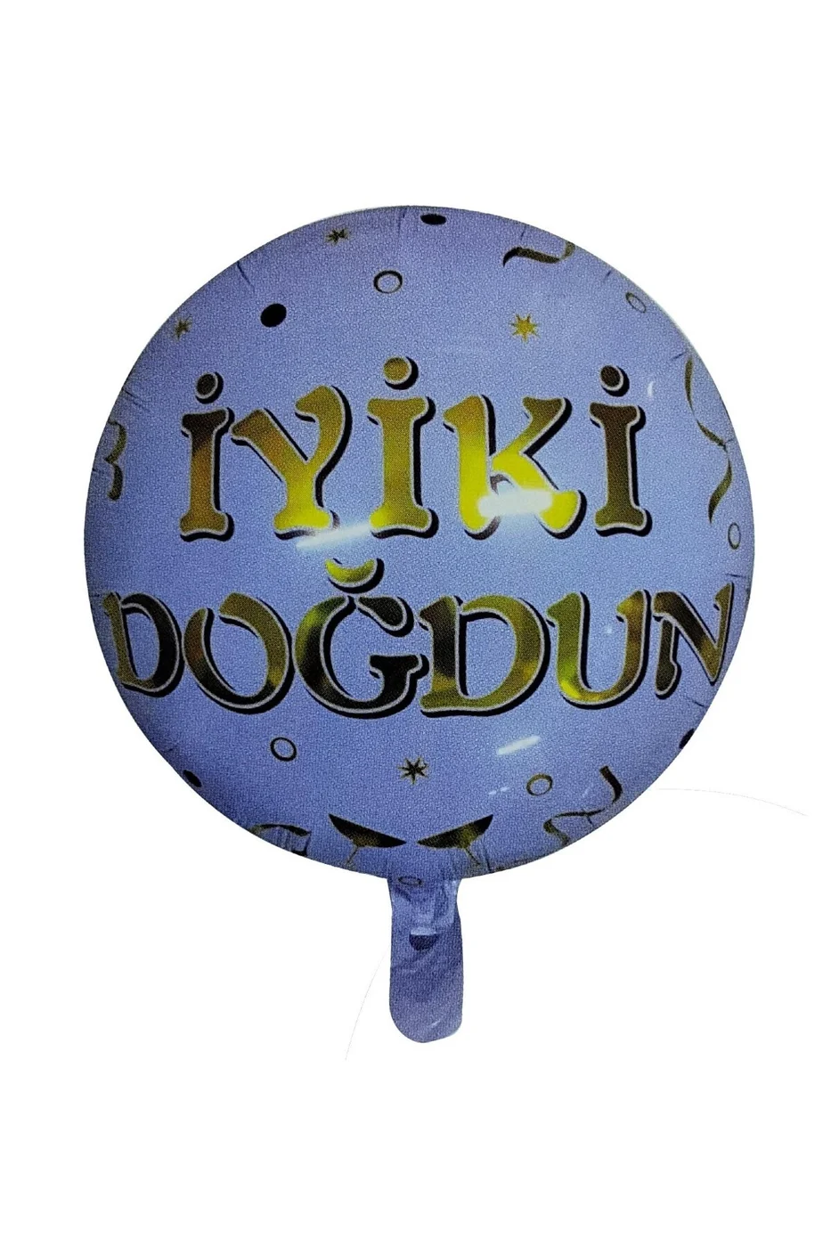 18 İNC YUVARLAK İYİKİ DOĞDUN FOLYO BALON