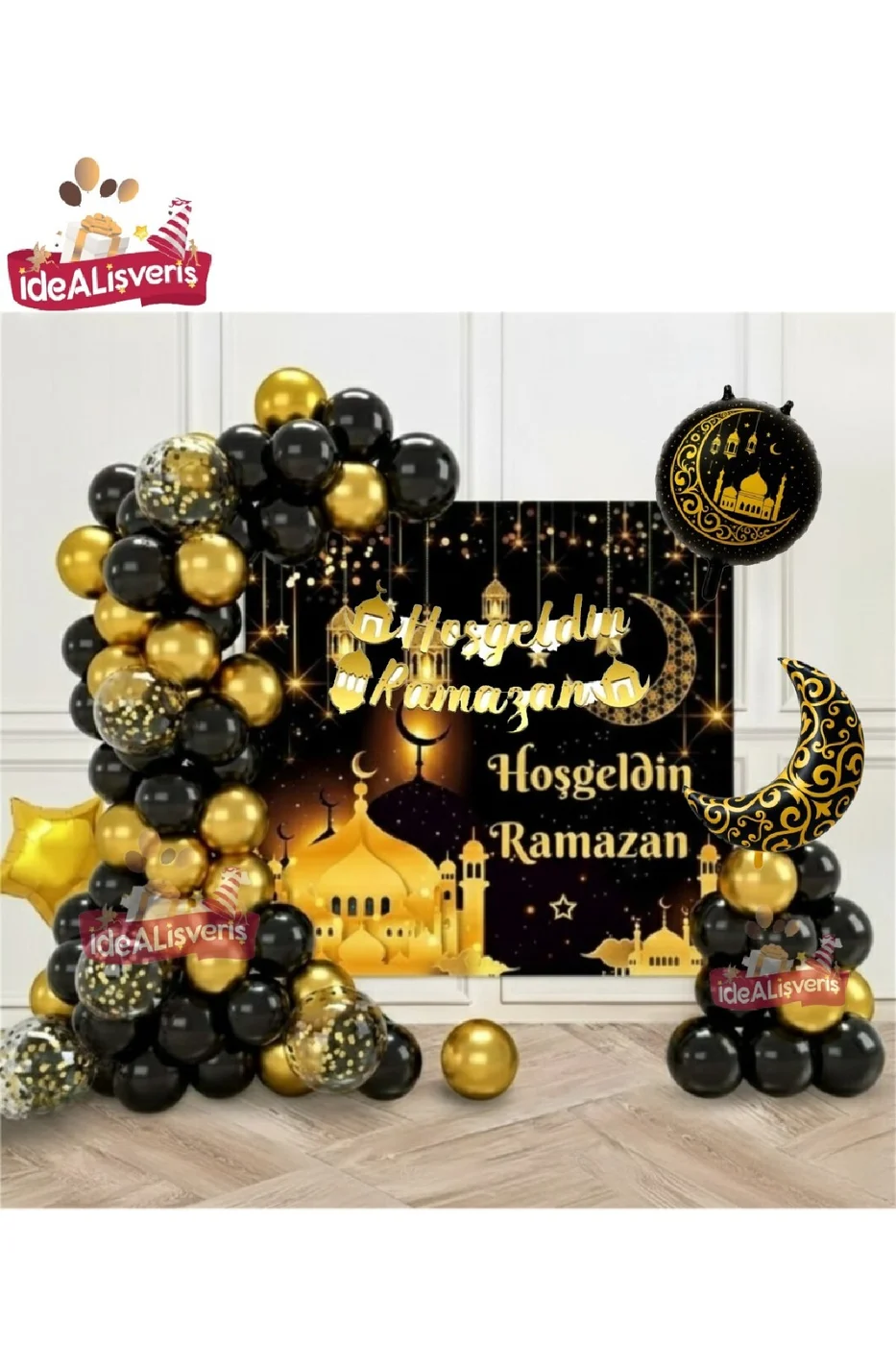 LÜKS BRANDALI HOŞGELDİN RAMAZAN DEKORLU RAMAZAN FOLYOLU TAM SET RAMAZAN SÜSÜ SETİ