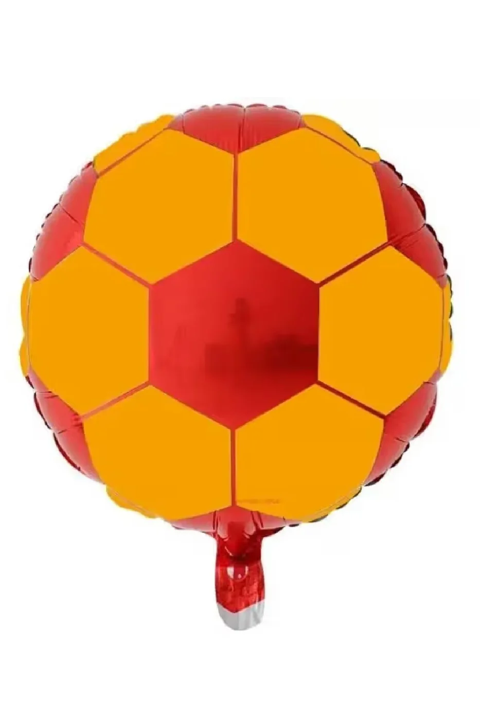 60 Balonlu Sarı Kırmızı Taraftar Deluxe Gold Yaş Balonlu Arka Fonlu & Doğum Günü Balon Parti Seti gorsel 3