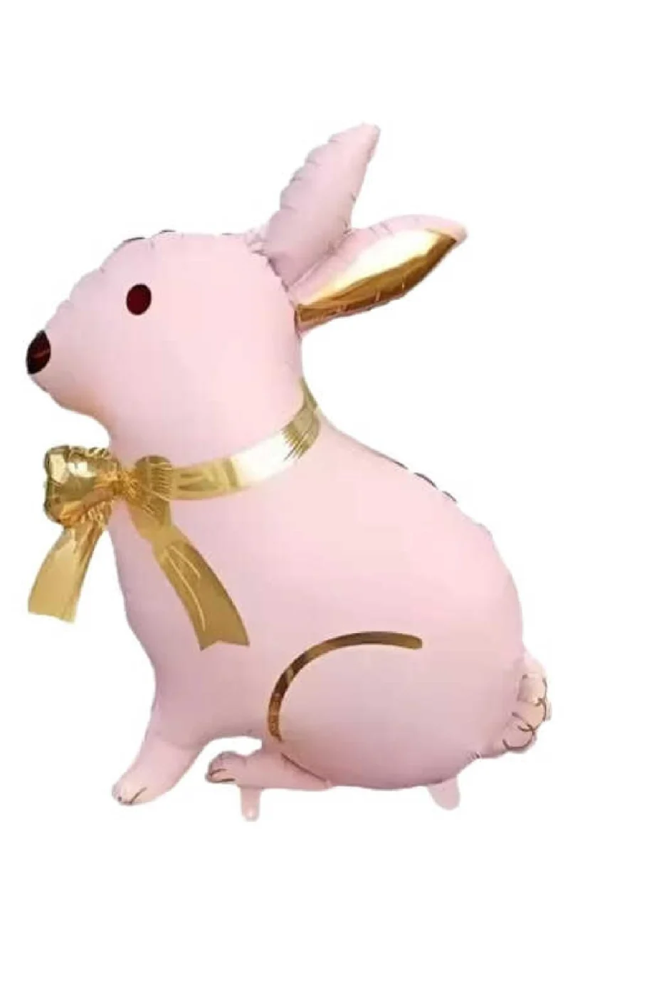 Pembe Tavşan Doğum Günü Seti 1-9 Yaş – Gold Balon Zinciri Happy Birthday Banner Parti Konsepti gorsel 2