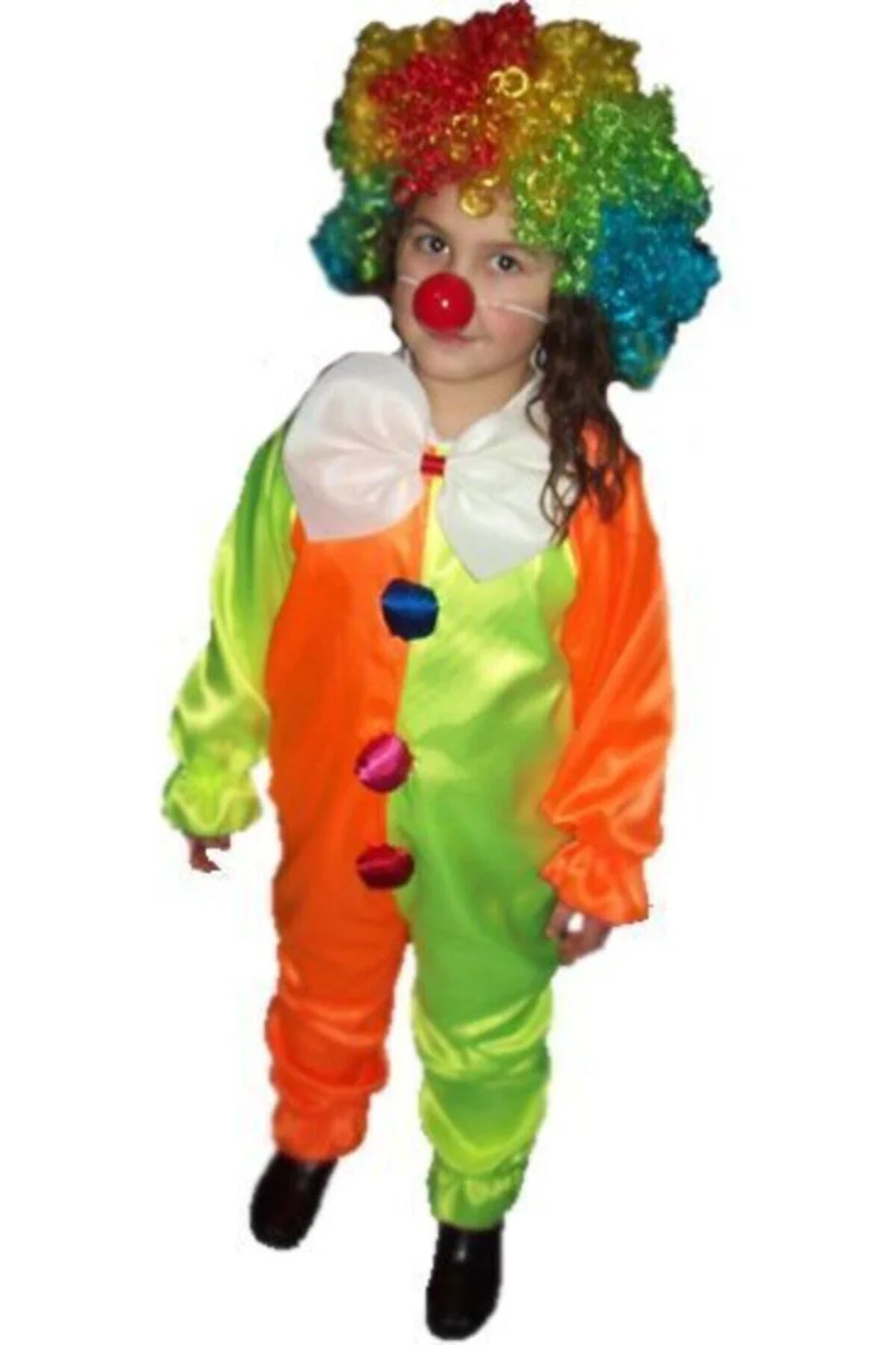 Unisex Çocuk Palyaço Kostümü Model-1
