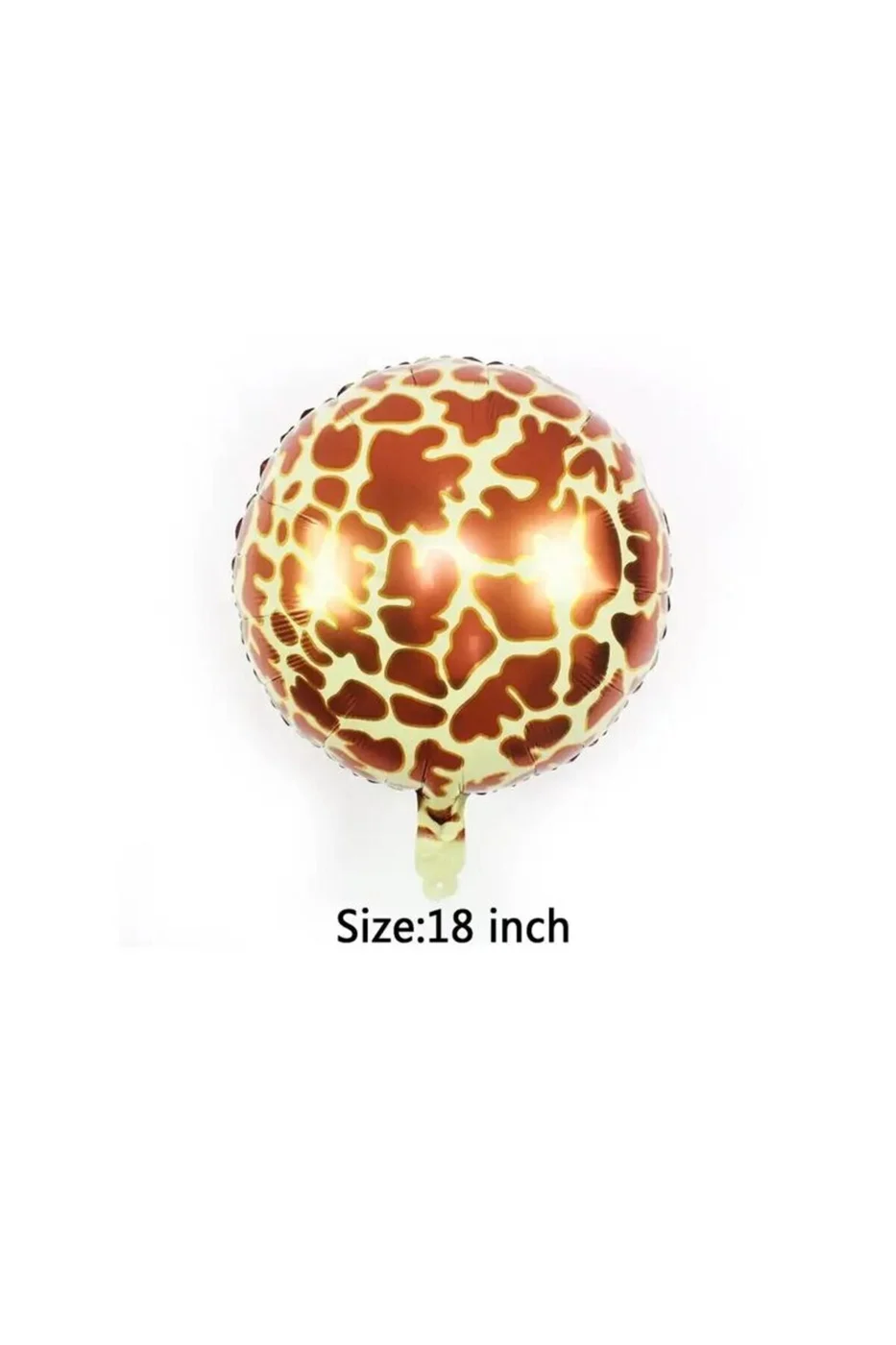 18” Zürafa Çizgili Folyo Balon