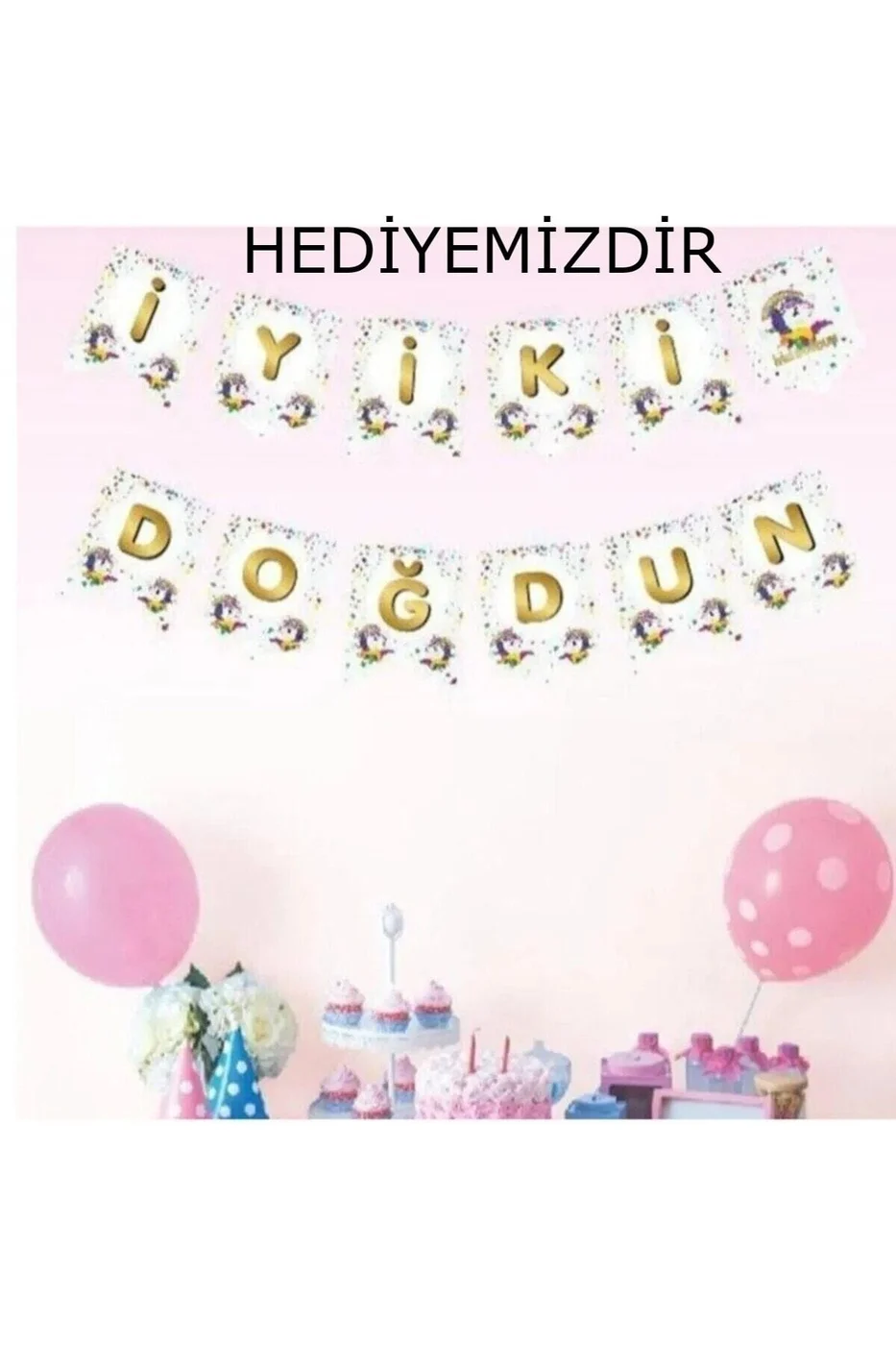 Unıcorn 8 Kişilik Lüks Hazır Doğum Günü Seti Unıcorn12 gorsel 2