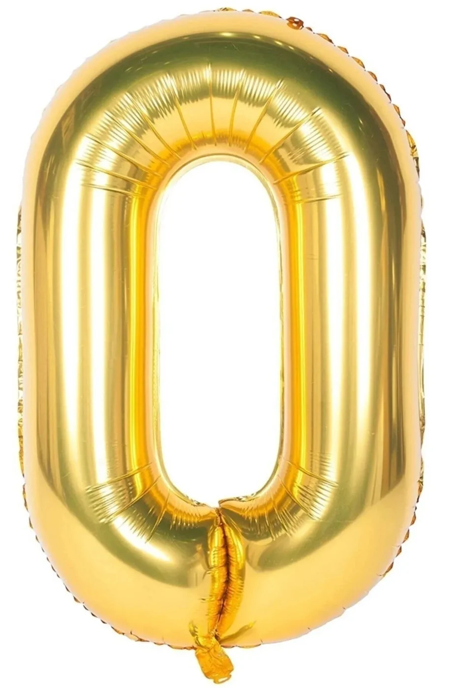 Folyo Balon O Harfi Helyum Balon 36 Cm Gold Renk - O Harf Balon - Harf Folyo Balon Gold