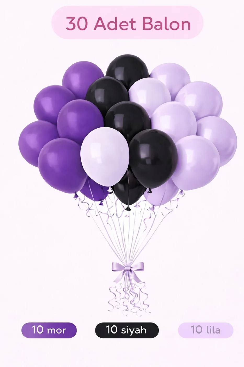 👉 “30 Adet Karışık Renk Balon Seti | Premium Parti, Doğum Günü ve Organizasyon Dekoru Seti Süsü
