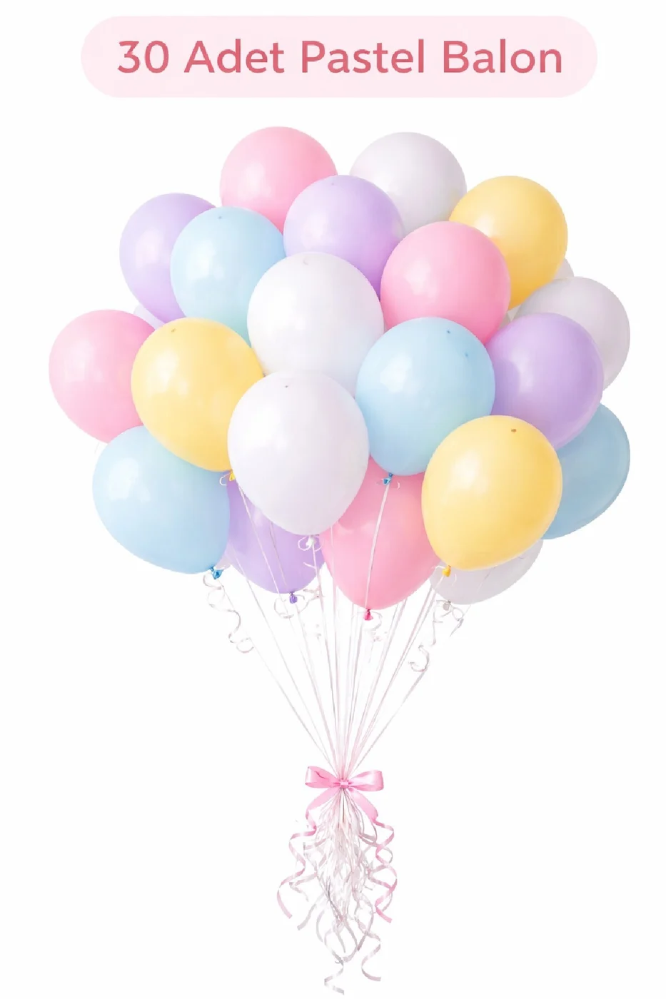 👉 “30 Adet Karışık Renk Balon Seti | Premium Parti, Doğum Günü ve Organizasyon Dekoru Seti Süsü