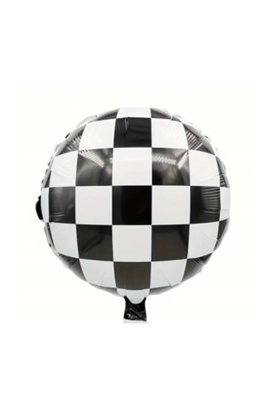 18” Damalı Yuvarlak Folyo Balon