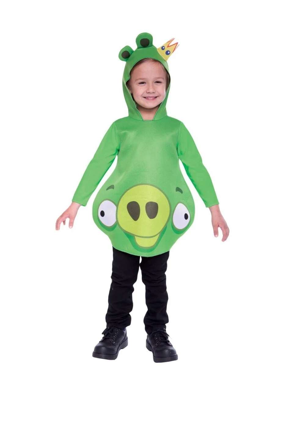 Çocuk Yeşil Angry Bird Kostümü