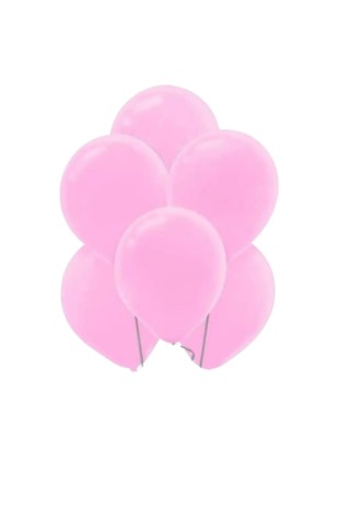 Bkmc Pembe Makaron Balon 10'lu