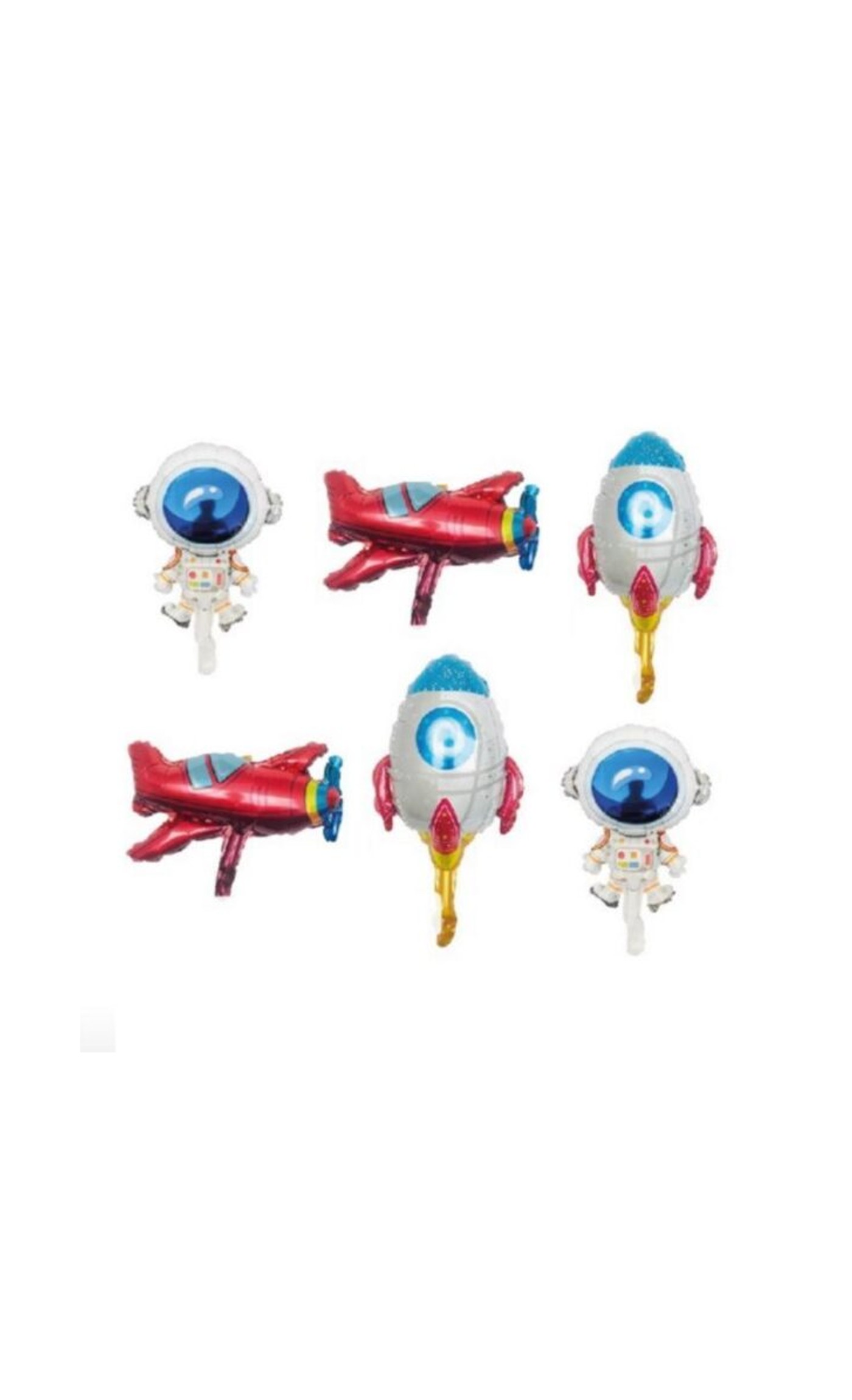 Bkmc 6’lı Astronot Set Folyo Balon