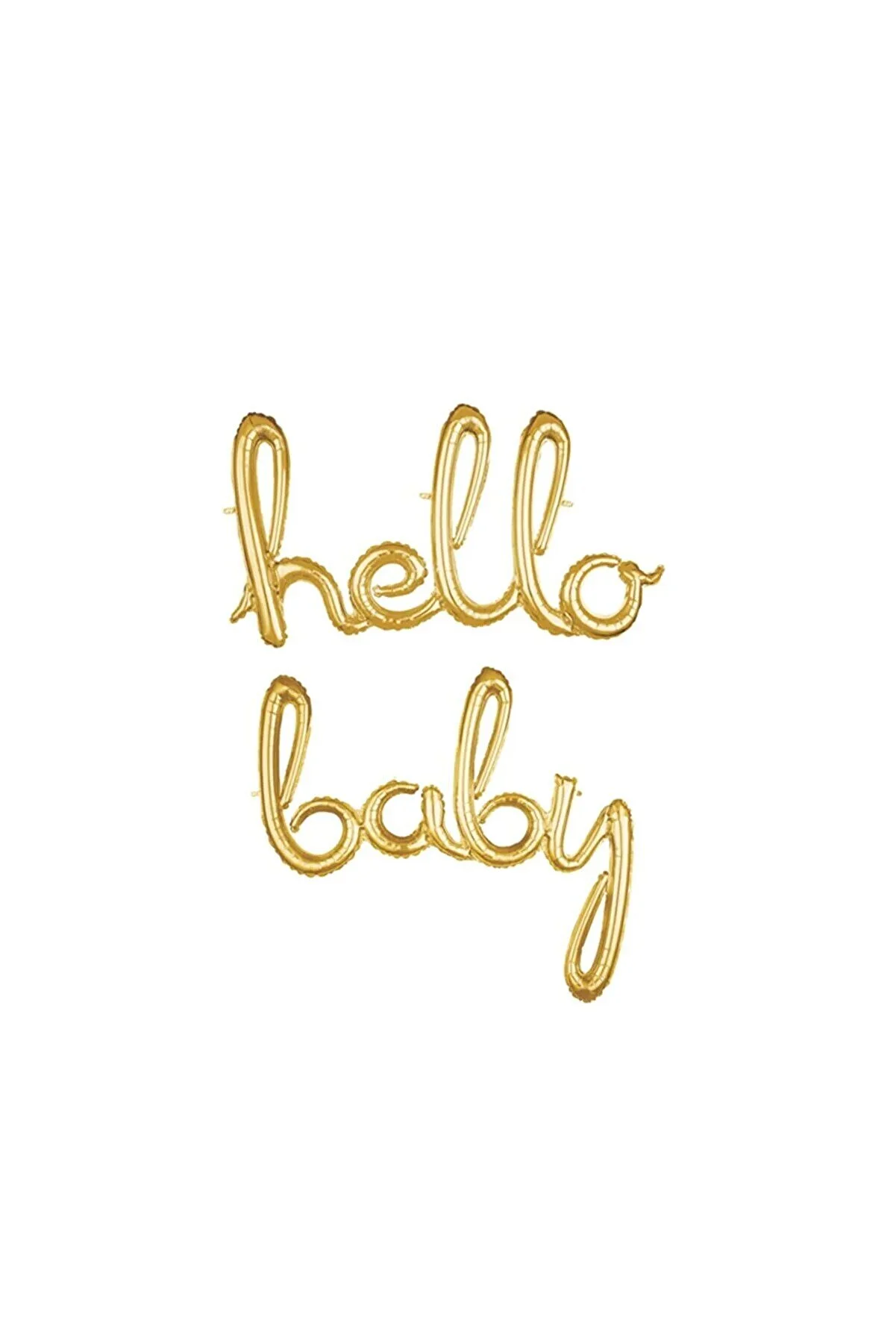 Bkmc Gold Hello Baby Bebek Folyo Balonu Baby Shower Seti