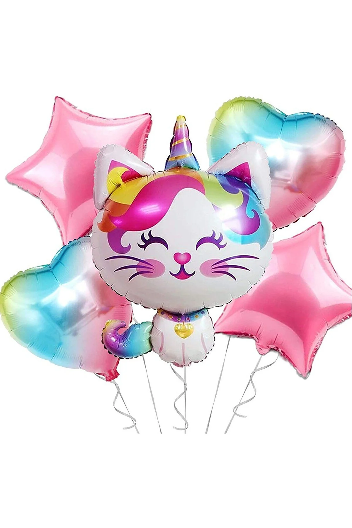 Bkmc Miss Kedi Unicorn Folyo Balon